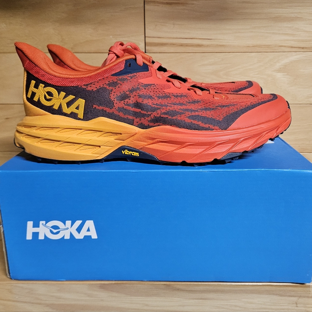 Hoka One One Speedgoat 5 Wide 2E Mens Running Shoes Sneaker 1123159 - Picture 11 of 11
